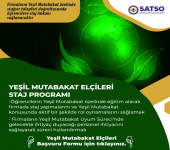 SAÜ-SATSO İş Birliği İle Yeşil Mutabakat Elçileri Staj Programı