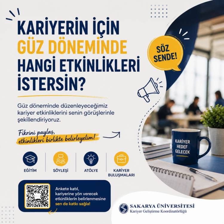2026-27 Güz Dönemi Etkinlik Taleplerinizi Bizimle Paylaşın!