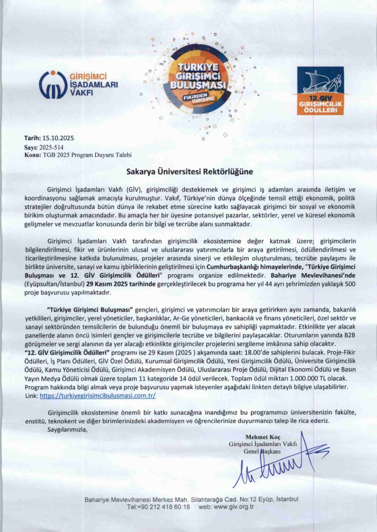 Türkiye Girişimci Buluşması